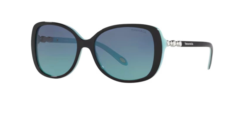 Tiffany And Co. 0TF4121B Black On Tiffany Blue Sunglasses