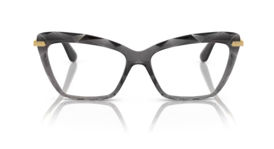 Dolce and Gabbana 0DG5025 504 Transparent Grey Eyeglasses