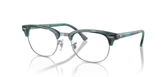 Rayban 0RX5154 Clubmaster 8377 Striped Green Eyeglasses