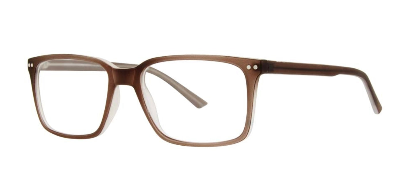 Eyeworkz Affiliate Brown Frost Matte Eyeglasses