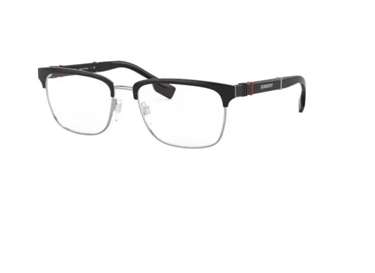 Burberry 0BE1348 1306 Silver Matte Black Alba Eyeglasses