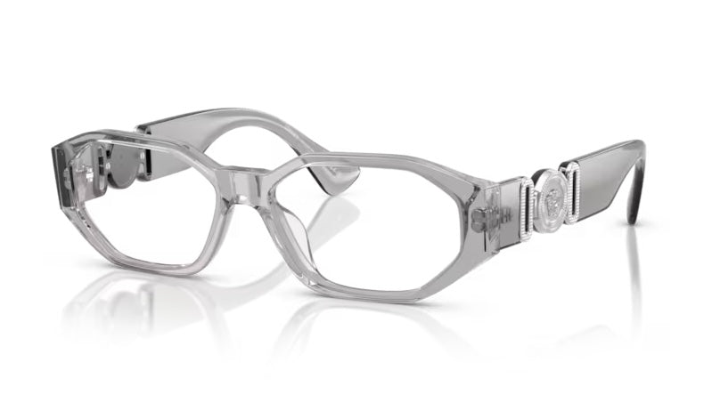 Versace 0VE3320U 593 Grey Transparent Eyeglasses