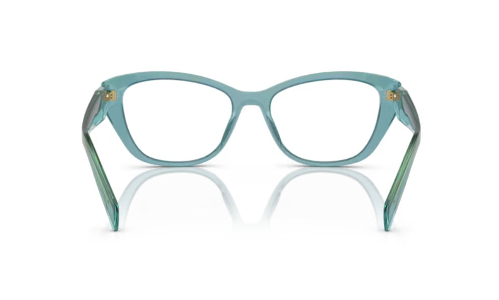 Prada 0PR 19WV 16J101 Crystal Peacock Eyeglasses