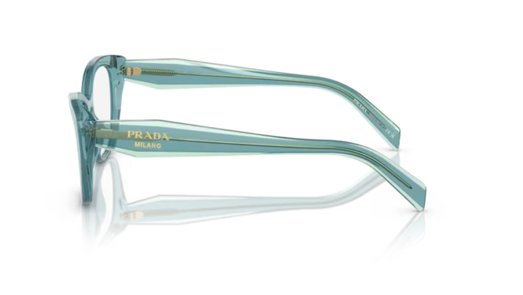 Prada 0PR 19WV 16J101 Crystal Peacock Eyeglasses