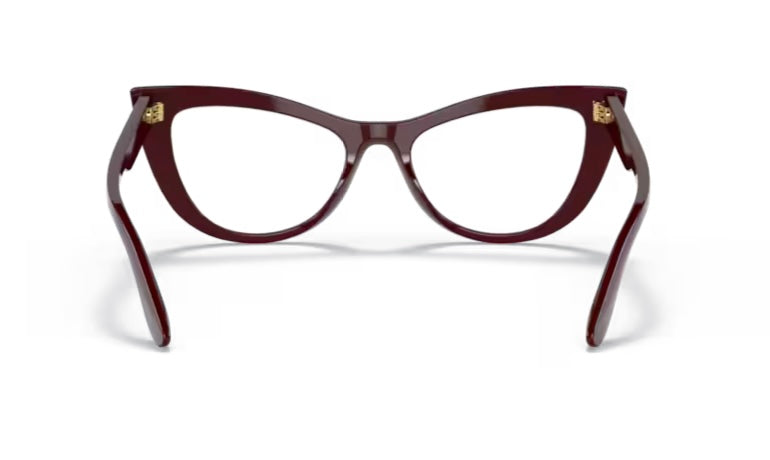 Dolce and Gabbana 0DG3354 3091 Bordeaux Eyeglasses