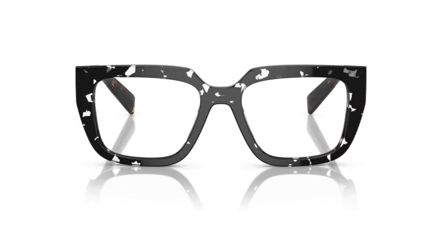 Prada 0PR A03VF 150101 Havana Black Transparent Eyeglasses