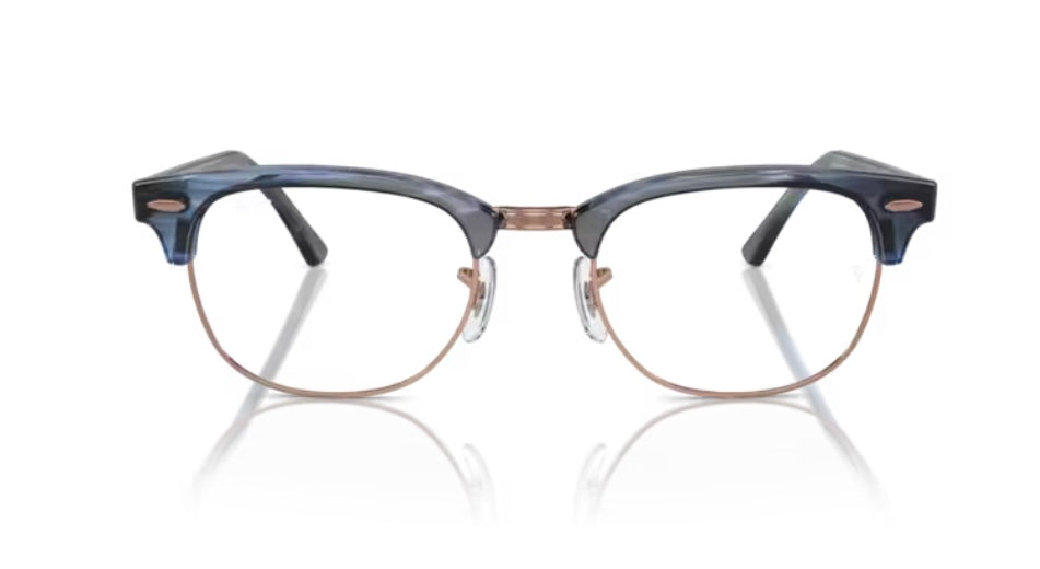 Rayban 0RX5154 Clubmaster 8374 Striped Blue Eyeglasses