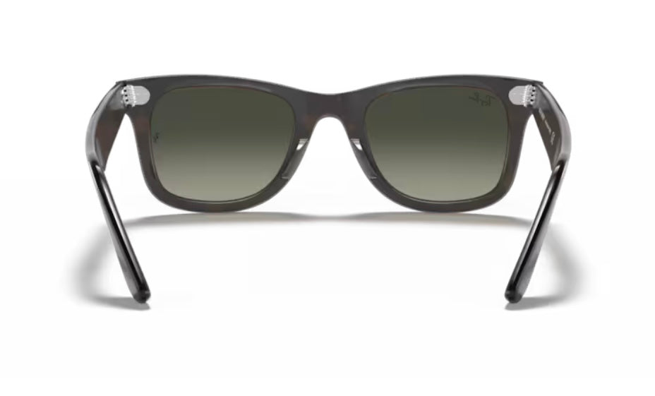 Rayban Wayfarer Classic 127771 Grey On Havana Sunglasses