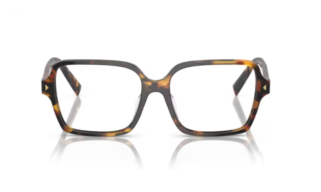 Prada 0PR A02VF VAU101 Havana Clear Eyeglasses