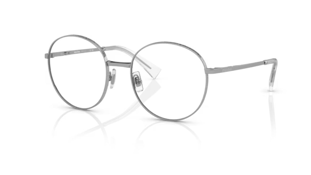 Miu Miu 0MU 51VV Silver Eyeglasses