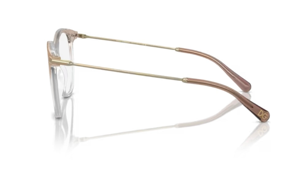 Dolce and Gabbana 0DG5071 3432 Camel Gradient Crystal Eyeglasses