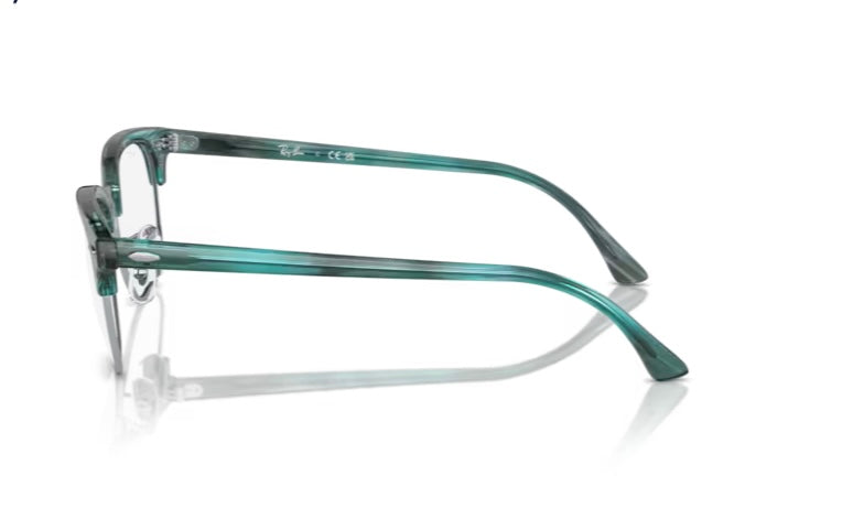 Rayban 0RX5154 Clubmaster 8377 Striped Green Eyeglasses