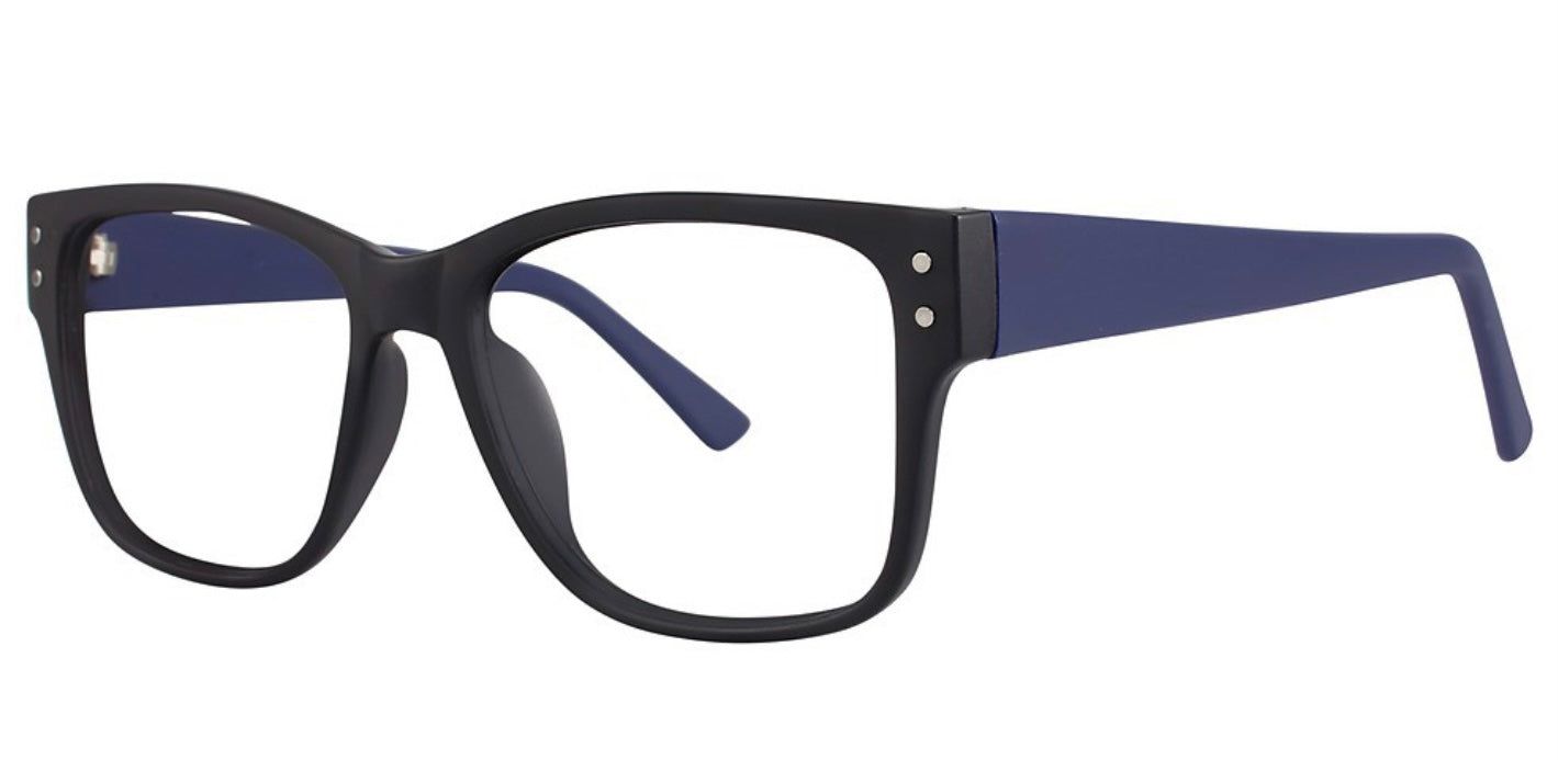 Eyeworkz Approach Black Navy Matte Eyeglasses