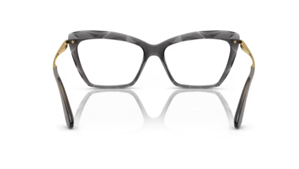 Dolce and Gabbana 0DG5025 504 Transparent Grey Eyeglasses