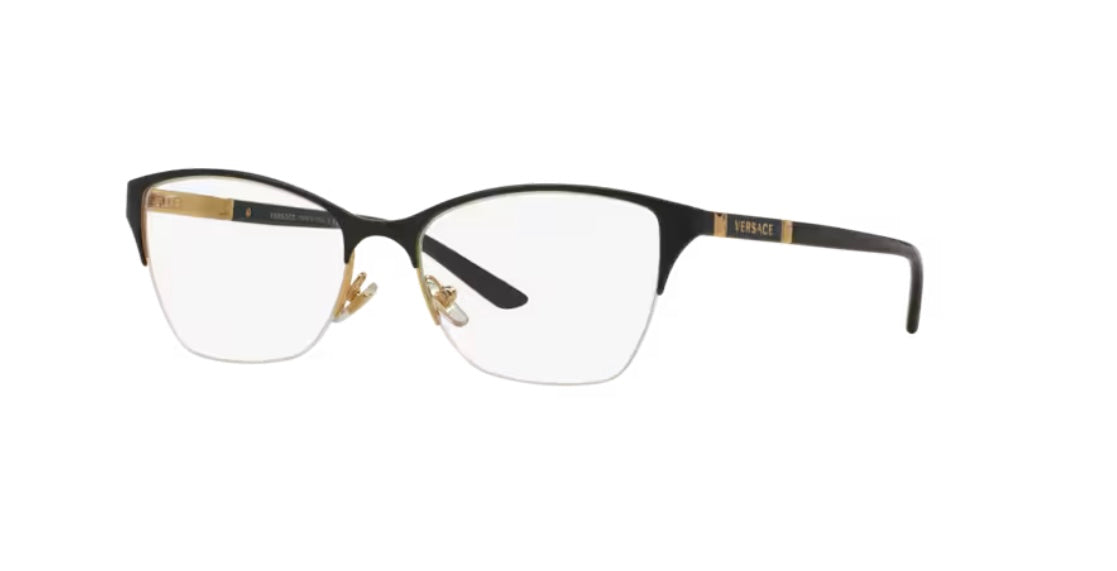 Versace 0VE1218 Black Gold Eyeglasses