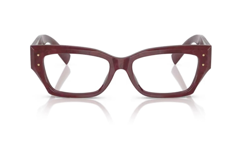 Dolce and Gabbana 0DG3387 3442 Bordeaux Lace Eyeglasses