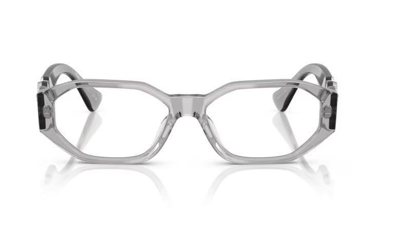 Versace 0VE3320U 593 Grey Transparent Eyeglasses