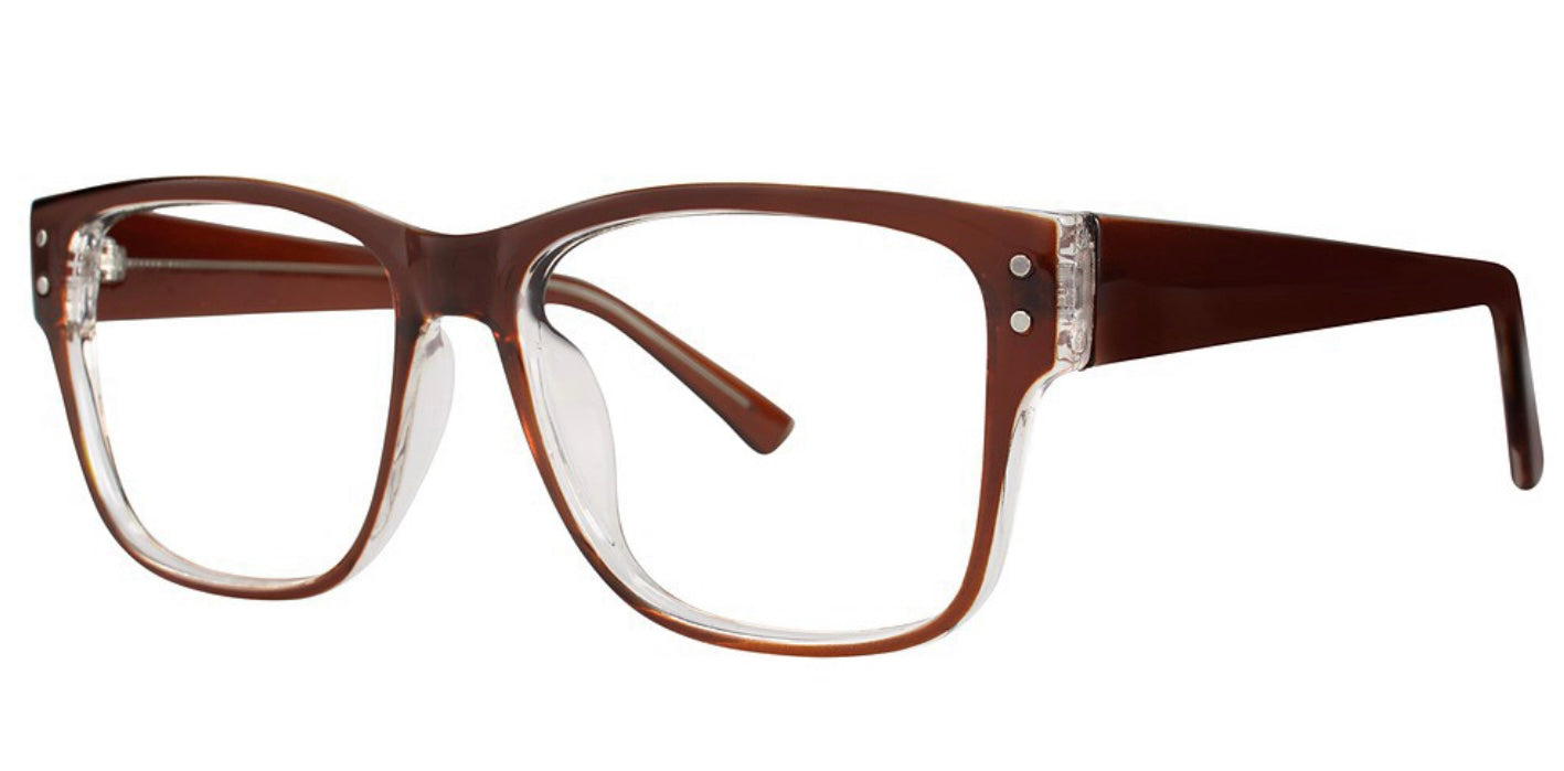 Eyeworkz Approach Brown Crystal Eyeglasses