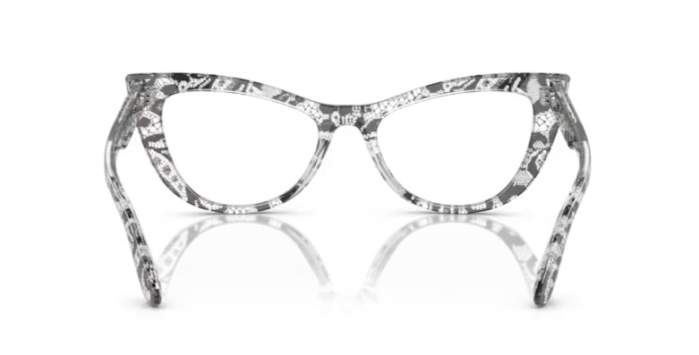 Dolce and Gabbana 0DG3354 3152 Black Lace Eyeglasses