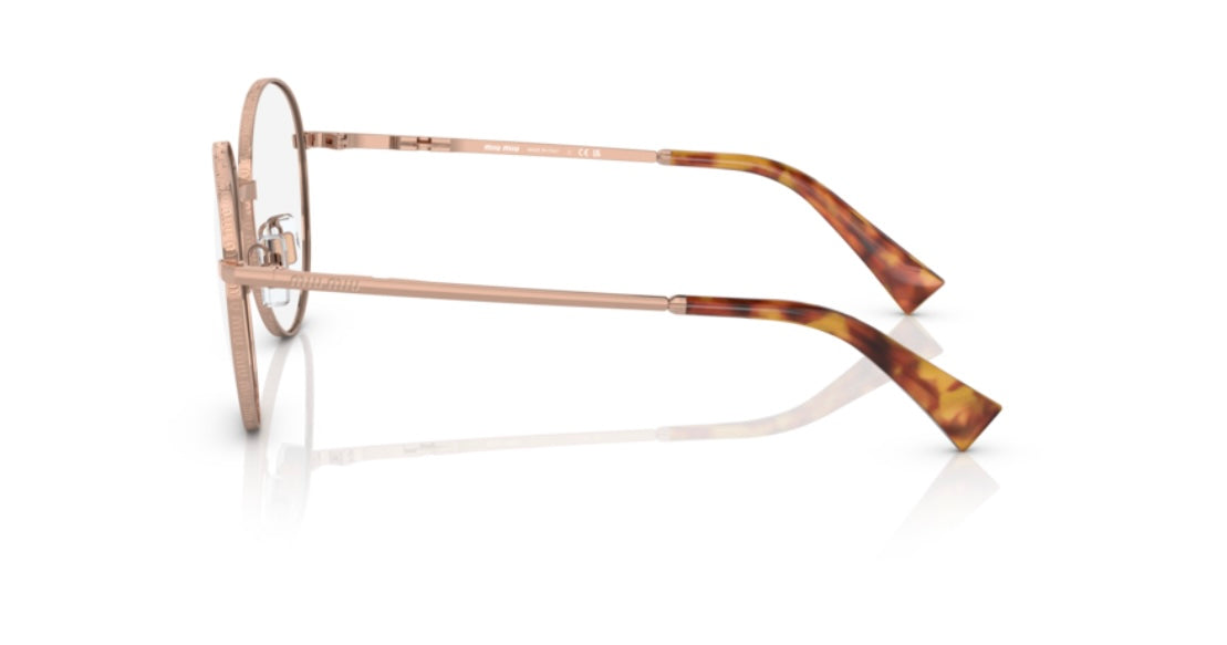 Miu Miu 0MU 51VV Rose Gold Eyeglasses