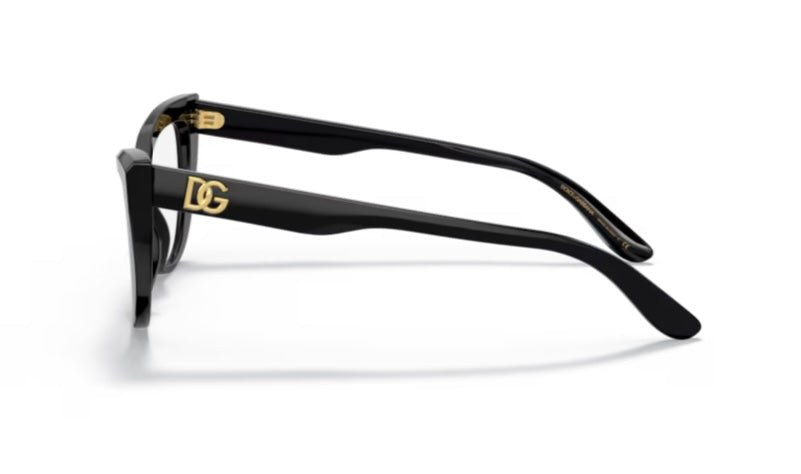 Dolce and Gabbana 0DG3354 501 Black Eyeglasses