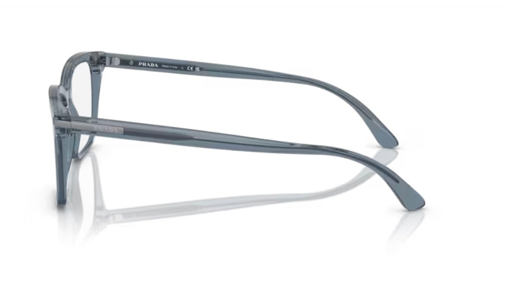 Prada 0PR 14WV 190101 Grey Transparent Eyeglasses