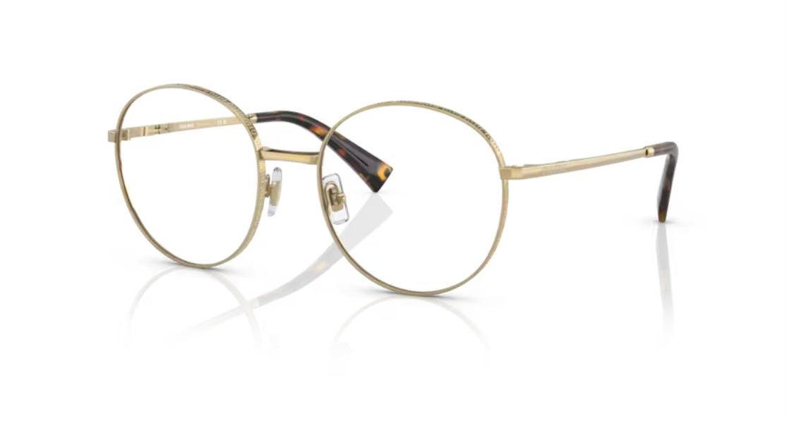 Miu Miu 0MU 51VV Gold Eyeglasses