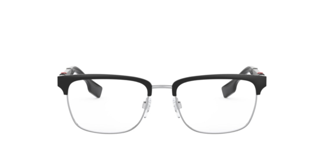 Burberry 0BE1348 1306 Silver Matte Black Alba Eyeglasses