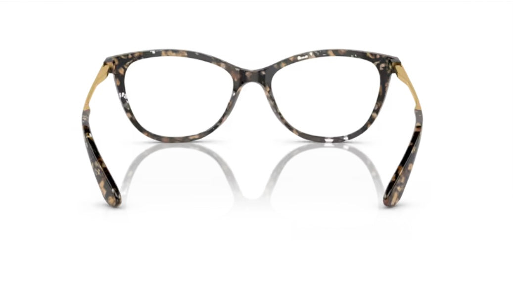 Dolce and Gabbana 0DG3258 911 Cube Black Gold Eyeglasses