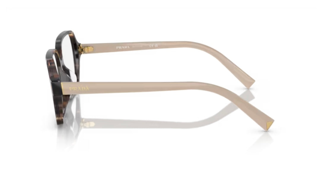 Prada 0PR A02VF 07R101 Havana Caramel Eyeglasses