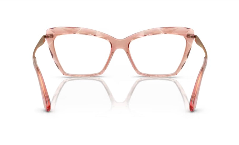 Dolce and Gabbana 0DG5025 3148 Transparent Pink Eyeglasses