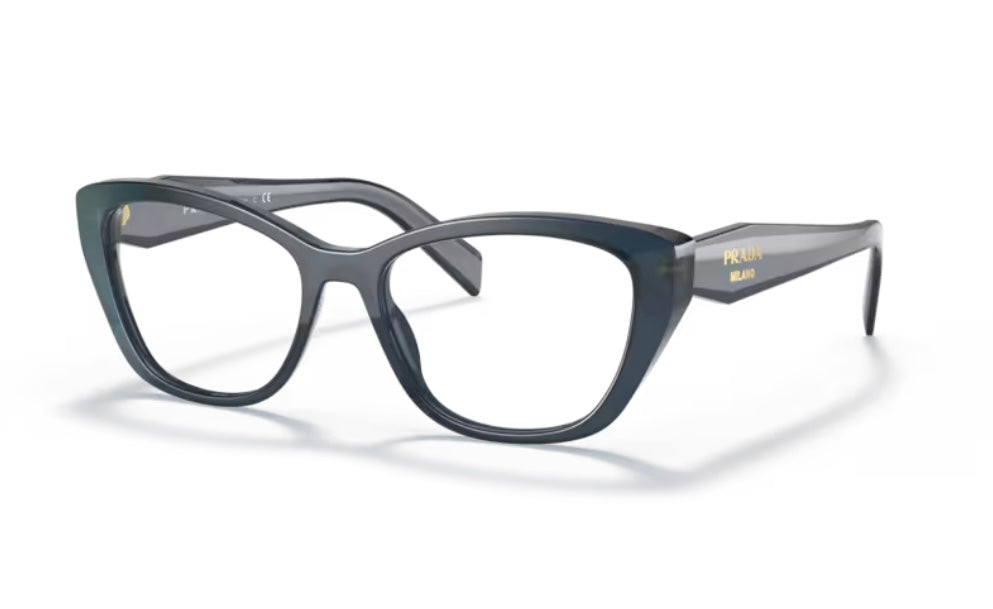 Prada 0PR 19WV 07Q101 Opal Blue Eyeglasses