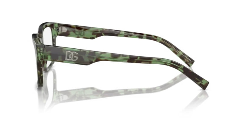 Dolce and Gabbana 0DG3352 3432 Havana Green Eyeglasses