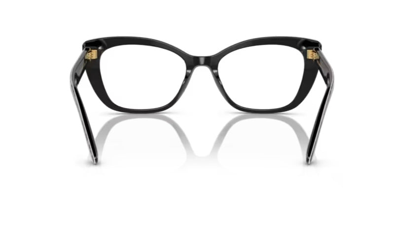 Dolce and Gabbana 0DG3360 3163 Leo Brown Black Eyeglasses