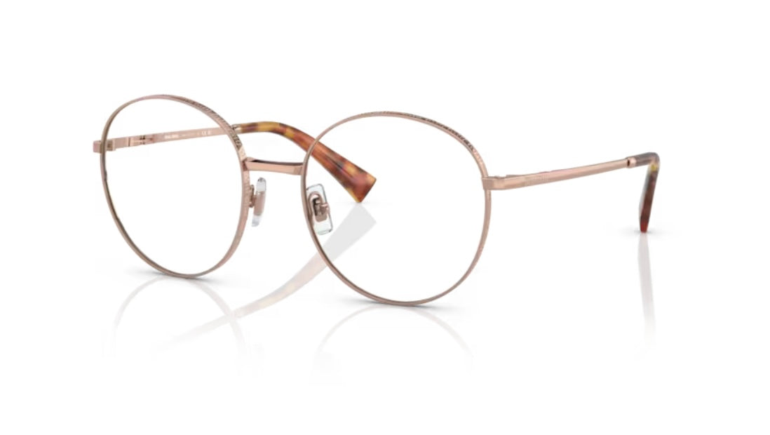 Miu Miu 0MU 51VV Rose Gold Eyeglasses