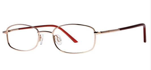 Eyeworkz Aries Gold Eyeglasses