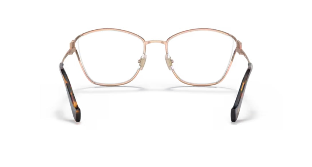 Miu Miu 0MU 53UV ZVF101 Pink Gold Eyeglasses