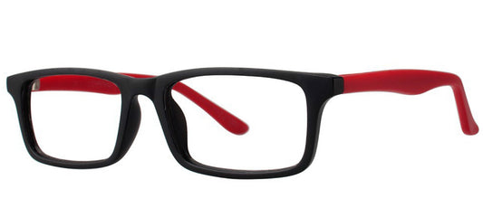 Eyeworkz Climb Black Red Matte Eyeglasses