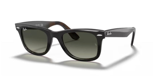 Rayban Wayfarer Classic 127771 Grey On Havana Sunglasses