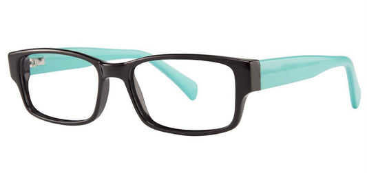 Eyeworkz Chill Black Turquoise Eyeglasses