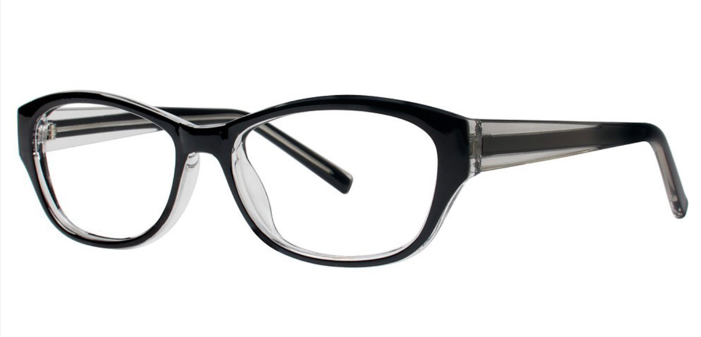 Eyeworkz Amber Black Crystal Eyeglasses