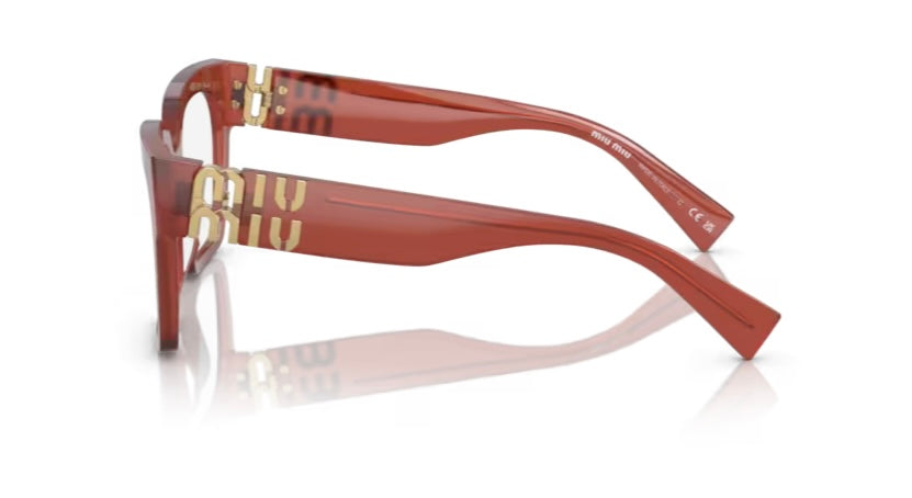 Miu Miu 0MU 04UV Cognac Opal Eyeglasses