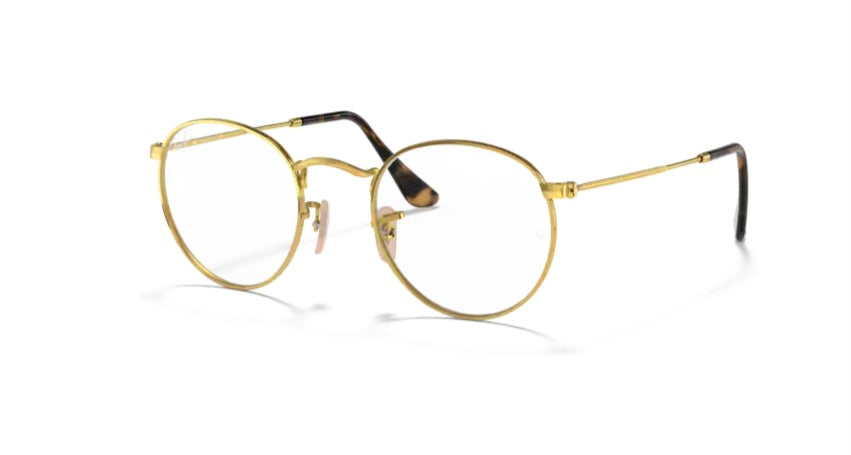 Rayban 0RX3447V Round Metal Gold Eyeglasses