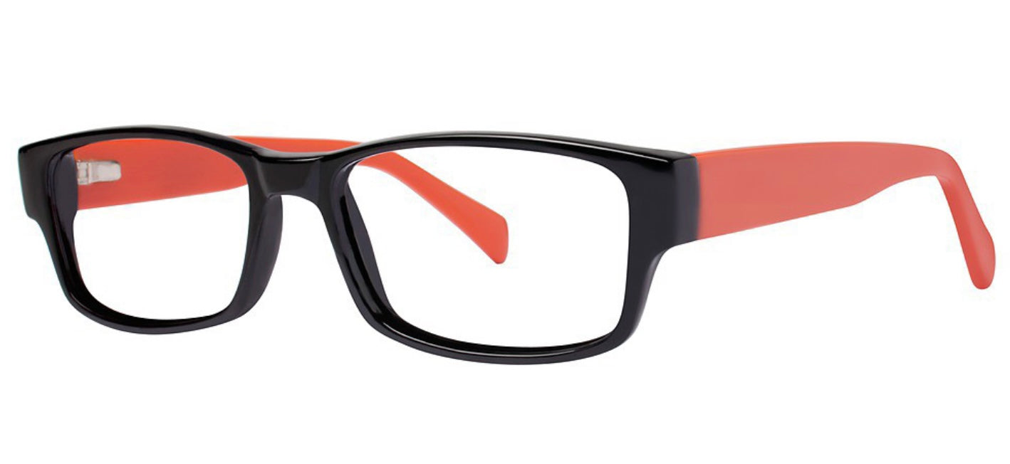 Eyeworkz Chill Black Orange Eyeglasses