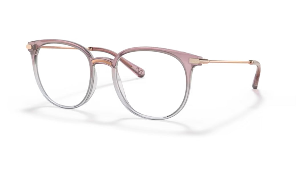 Dolce and Gabbana 0DG5071 3303 Pink Pastel Gradient Crystal Eyeglasses