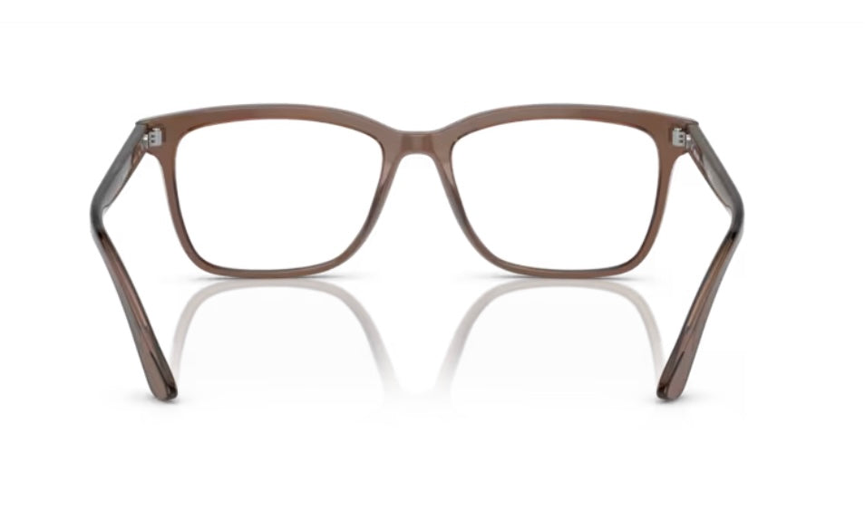 Prada 0PR 14WV 170101 Brown Transparent Eyeglasses