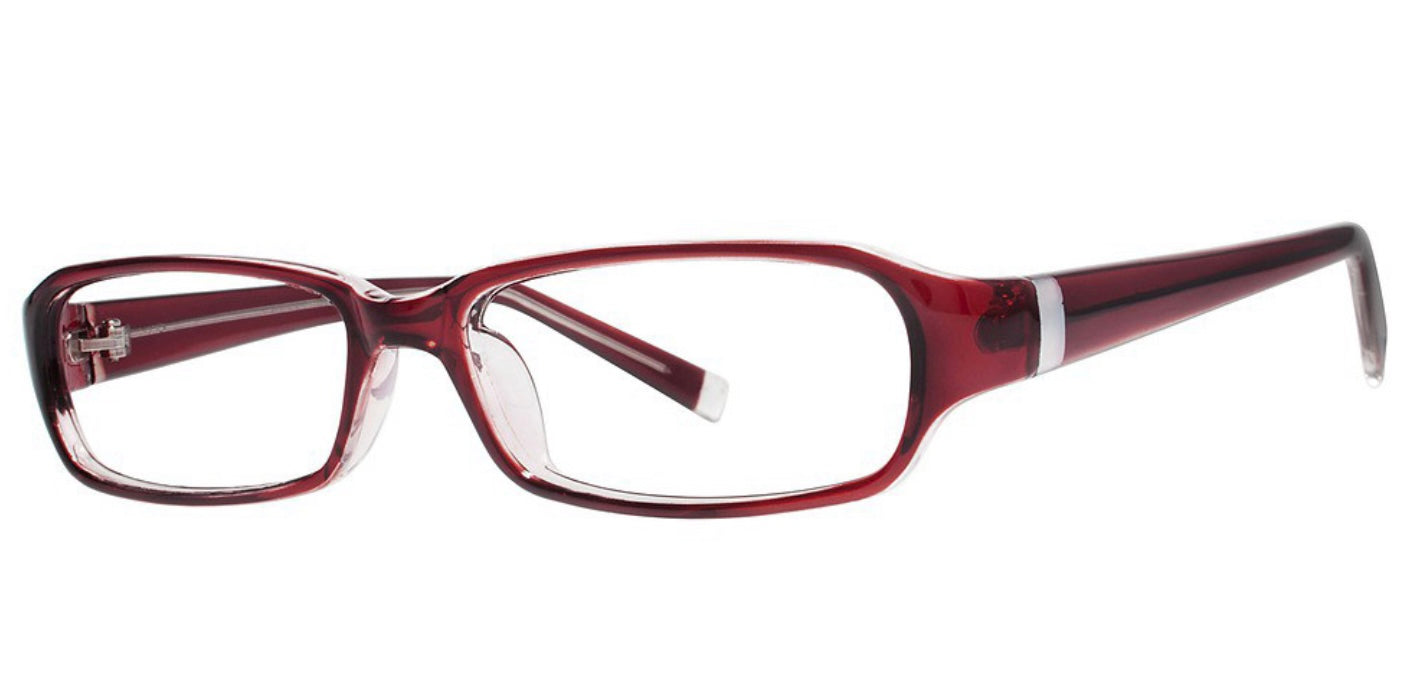 Eyeworkz Agree Burgundy Silver Eyeglasses