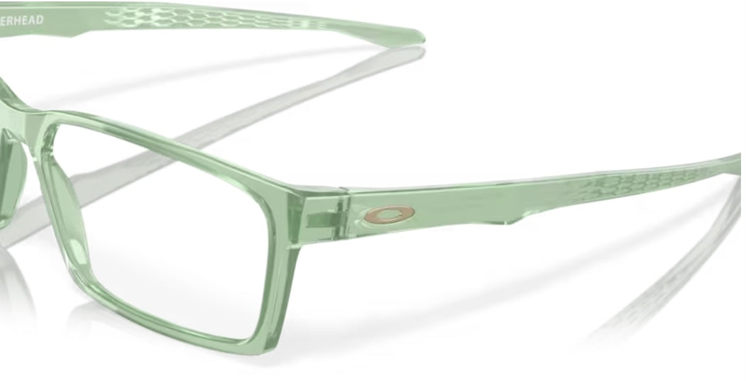 Oakley Overhead 0OX8060 806005 Polished Trans Jade Eyeglasses