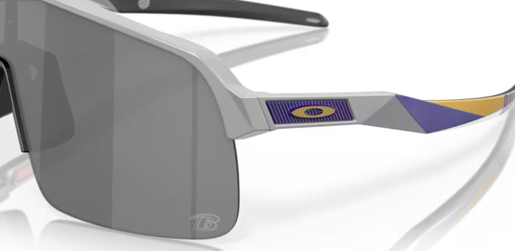 Oakley Sutro Lite 946327 Matte Fog Baltimore Ravens Sunglasses